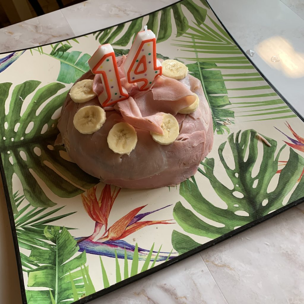 torta di compleanno per cani