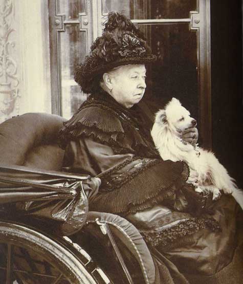 Regina Victoria e il suo volpino di Pomerania Turi